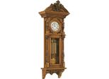 Casa Padrino - Orologio Barocco Da Parete Marrone/Oro - Orologio Barocco Intagliato A Mano - Magnifico Orologio Barocco A Pendolo - Qualità Eccellente - Italy