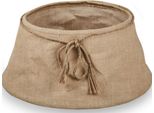 Coil Copertura Per Albero Di Natale, Gonna Per Albero Di Natale, Copertura Per Albero Di Natale, Supporto Per Albero Di Natale, Iuta, Diametro: 56 Cm, Ovale, Beige