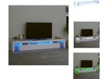 Mobile Tv Vidaxl Con Luci Led Bianco 260X36,5X40 Cm - Mobili Tv