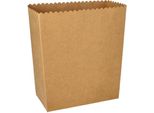 Papstar 89263 Papstar Popcorn-Box Pappe "Pure"" Eckig, 2.400 Ml"