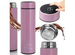 Tazza Da Viaggio Intelligente Extralink Rosa : Tazza Termica : Con Display A Led