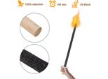 Jopassy Torce Da Giardino Torce Di Cera Di Alta Qualità Tempo Di Combustione Vario Torce Di Cera Di Alta Qualità Con Tempi Di Combustione Diversi 90Min 72Cm 150X