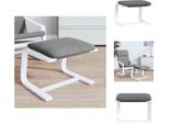 Vidaxl Sgabello Grigio Scuro 51X41X40 Cm In Tessuto - Sgabello Imbottito
