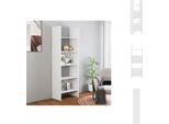 Vidaxl Libreria Bianca 60X35X180 Cm Materiale A Base Di Legno - Librerie E Scaffalature