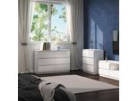 Vicco Cassettiera Per Camera Da Letto Calisto, 120 X 78.5 Cm, Bianco/Bianco