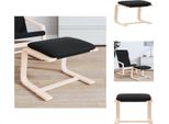 Vidaxl Sgabello Nero 51X41X40 Cm In Tessuto - Sgabello Imbottito