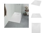 Vidaxl Piatto Doccia Smc Bianco 90×70 Cm - Piatti Doccia