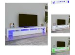 Mobile Tv Vidaxl Con Luci Led Bianco 260X36,5X40 Cm - Mobili Tv