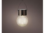 Luce Solare Da Giardino Led Globo Lampadina Vetro 6X9Cm 1 Pezzo Bianco Caldo