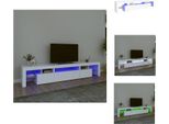 Mobile Tv Vidaxl Con Luci Led Bianche 215X36,5X40 Cm - Mobili Tv