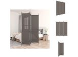 Vidaxl Paravento 3 Pezzi Antracite 150X220 Cm Tessuto - Divisorio Per Ambienti