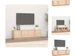 Mobile Tv Vidaxl 140X40X40 Cm In Legno Di Pino Massiccio - Mobili Tv
