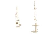 Vidaxl Tiragraffi Per Gatti Con Colonne In Sisal 260 Cm Beige - Tiragraffi