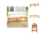 Vidaxl Panca Da Giardino 180X35X45 Cm In Legno Massiccio Di Acacia - Panche Da Giardino