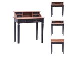 Vidaxl Scrivania Con Cassetti 90X50X101 Cm In Legno Massiccio Antico - Scrivanie