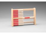 Wissner® Giocattolo Educativo Per L'apprendimento Attivo, Cornice Aritmetica 100 Numeri | Regolo Calcolatore Re-Wood® Abaco