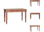 Vidaxl Scrivania Con Cassetti 117X57X75 Cm In Legno Massiccio Antico - Scrivanie