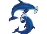 Roth 658101 Roth Immagine Da Stirare Per Zaino Scuola In Tessuto Fai Da Te, Delfini