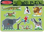 Melissa & Doug - Puzzle In Legno Con I Suoni Degli Animali Dello Zoo