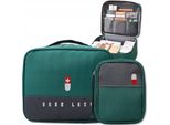 Edibazzar | Kit Di Pronto Soccorso Organizer Set 2 Pezzi Medico Per Farmaci Viaggio Casa