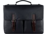 Bugatti Cartella Laptop Bag Con Scomparto Per Laptop Corso Deluxe Briefcase With Flap Black Nero