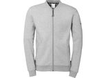 Uhlsport Id Felpa Con Zip Bambini - Grigio Scuro Screziato