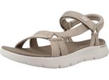 Sandali Del Marchio Skechers Del Modello Go Walk Flex Sandal Cachi