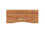 Piano Di Lavoro 110X50X2,5 Cm Rettangolare In Legno Massiccio Di Acacia