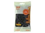 Hama Iron-On Beads 190-18 Hama Iron-On Beads Organic Midi, Nero, In Bustina