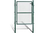 Yakimz Giardino Cancello Porta Giardino Recinzione Porta Recinzione Cancello Giardino Cancello Recinzione Giardino Acciaio Zincato Cortile Porta Giardino 150X100Cm Verde