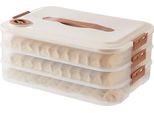 Scatola Di Immagazzinaggio Con Coperchio Scatola Di Immagazzinaggio Scatola Organizzatrice Pila Da Cucina, Versione: 3 Strati Con Coperchio