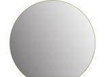 Specchio Rotondo Talos Picasso Oro Ø 100 Cm - Con Cornice In Alluminio Di Alta Qualità Per Un Ambiente Elegante - Perfetto Specchio Rotondo Per Il Bagno