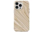 Burga, Custodia Per Iphone 15 Pro Max Tough Shockproof Modello Full Glam, Giallo Grigio