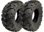 24X9.00-11 Pneumatici Atv Quad 6Ply Wanda P3128 Tubeless Speed & Load 45J (Set Di 2)