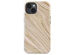 Burga, Custodia Per Iphone 15 Tough Shockproof Modello Full Glam, Giallo Grigio
