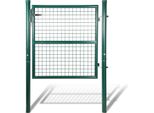 Yakimz Giardino Cancello Giardino Porta Recinzione Porta Recinzione Cancello Giardino Cancello Recinzione Giardino Acciaio Zincato Cortile Porta Giardino 100X100Cm Verde