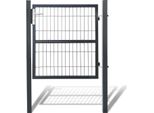 Yakimz Cancello Giardino Porta Recinzione Porta Recinzione Giardino Cancello Recinzione Giardino Porta Giardino Acciaio Zincato Giardino 100X100Cm Antracite