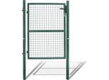 Yakimz Giardino Cancello Porta Giardino Recinzione Porta Recinzione Cancello Giardino Cancello Recinzione Giardino Acciaio Zincato Cortile Porta Giardino 125X100Cm Verde
