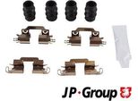 Jp Group 4364002710 Kit Accessori Pastiglie Freno A Disco Posteriore Per Renault ScéNic Iii (JZ0/1) Grand ScÉNic Iii (JZ0/1) Megane Iv Grandtour (K9A/M/N)