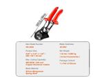 Tagliacavi A Cricchetto, Cricchetto A Sgancio Rapido, Impugnature Confortevoli, 10In 240 Mm Max