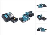Makita Dbo 382 RG1 Levigatrice Orbitale A Batteria 18 V 93 X 185 Mm Brushless + 1X Batteria Ricaricabile 6,0 Ah + Caricabatterie