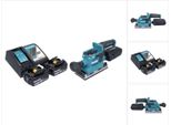 Makita Dbo 382 Rt Levigatrice Orbitale A Batteria 18 V 93 X 185 Mm Brushless + 2X Batteria Ricaricabile 5,0 Ah + Caricabatterie