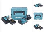 Makita Dbo 382 RT1J Levigatrice Orbitale A Batteria 18 V 93 X 185 Mm Brushless + 1X Batteria Ricaricabile 5,0 Ah + Caricabatteria + Makpac