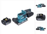 Makita Dbo 382 F1 Levigatrice Orbitale A Batteria 18 V 93 X 185 Mm Brushless + 1X Batteria Ricaricabile 3,0 Ah - Senza Caricabatterie