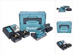Makita Dbo 382 Rgj Levigatrice Orbitale A Batteria 18 V 93 X 185 Mm Brushless + 2X Batteria Ricaricabile 6,0 Ah + Caricabatterie + Makpac