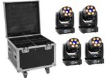 Eurolite Set 4X Led TMH-H90 + Custodia Con Ruote (20000929)