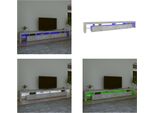 Vidaxl Mobile Tv Con Luci Led Grigio Cemento 290X36,5X40 Cm - Mobile Tv - Mobile Tv - Supporto Tv - Mobile Multimediale