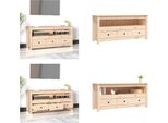Mobile Tv Vidaxl 114X35X52 Cm In Pino Massiccio - Mobile Tv - Mobile Tv - Mobile Tv In Legno - Mobili Tv