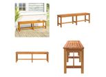 Vidaxl Panca Da Giardino 150X35X45 Cm In Legno Massiccio Di Acacia - Panca Da Giardino - Panca Da Giardino - Panchina - Panca Da Esterno