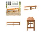 Vidaxl Panca Da Giardino 180X35X45 Cm In Legno Massiccio Di Acacia - Panca Da Giardino - Panca Da Giardino - Panchina - Panca Da Esterno